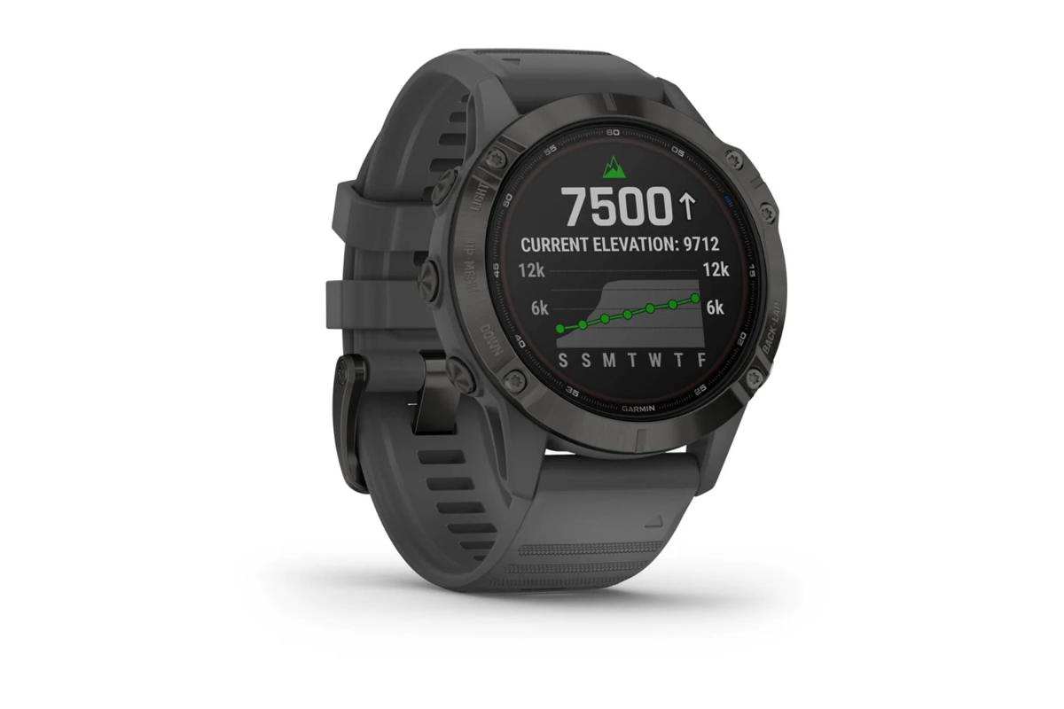 GPS Watch Fenix 6 Solar Black