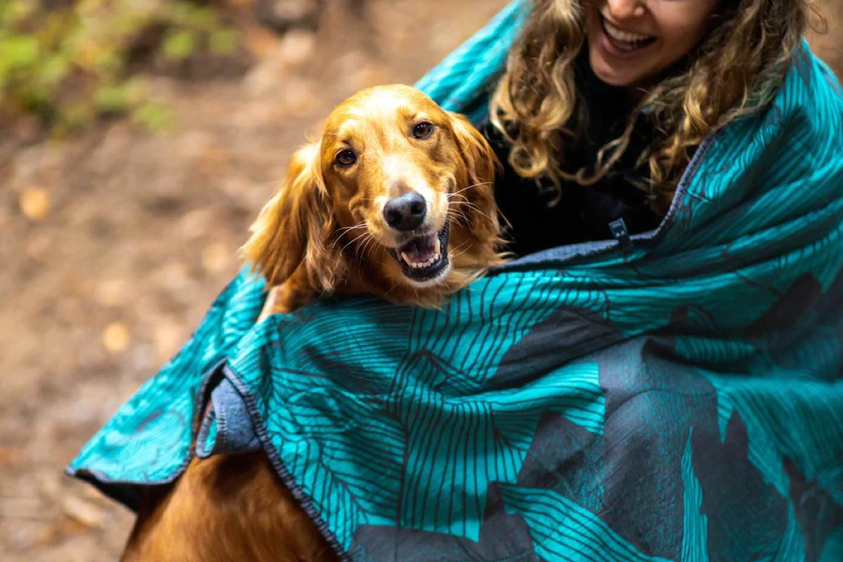 ENO FieldDay Blanket Mountains to Sea/Seafoam