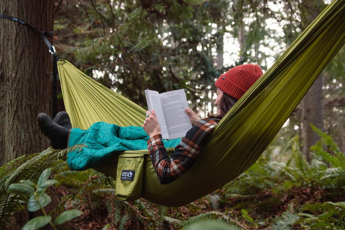 TravelNest Hammock & Straps combo Moss