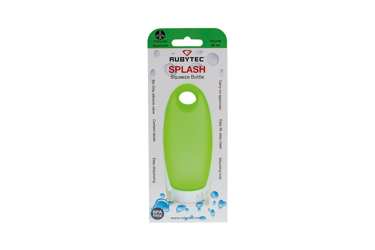 RUBYTEC Splash Squeeze Bottle Green