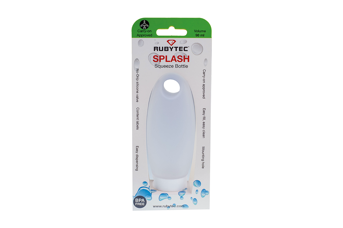 RUBYTEC Splash Squeeze Bottle White