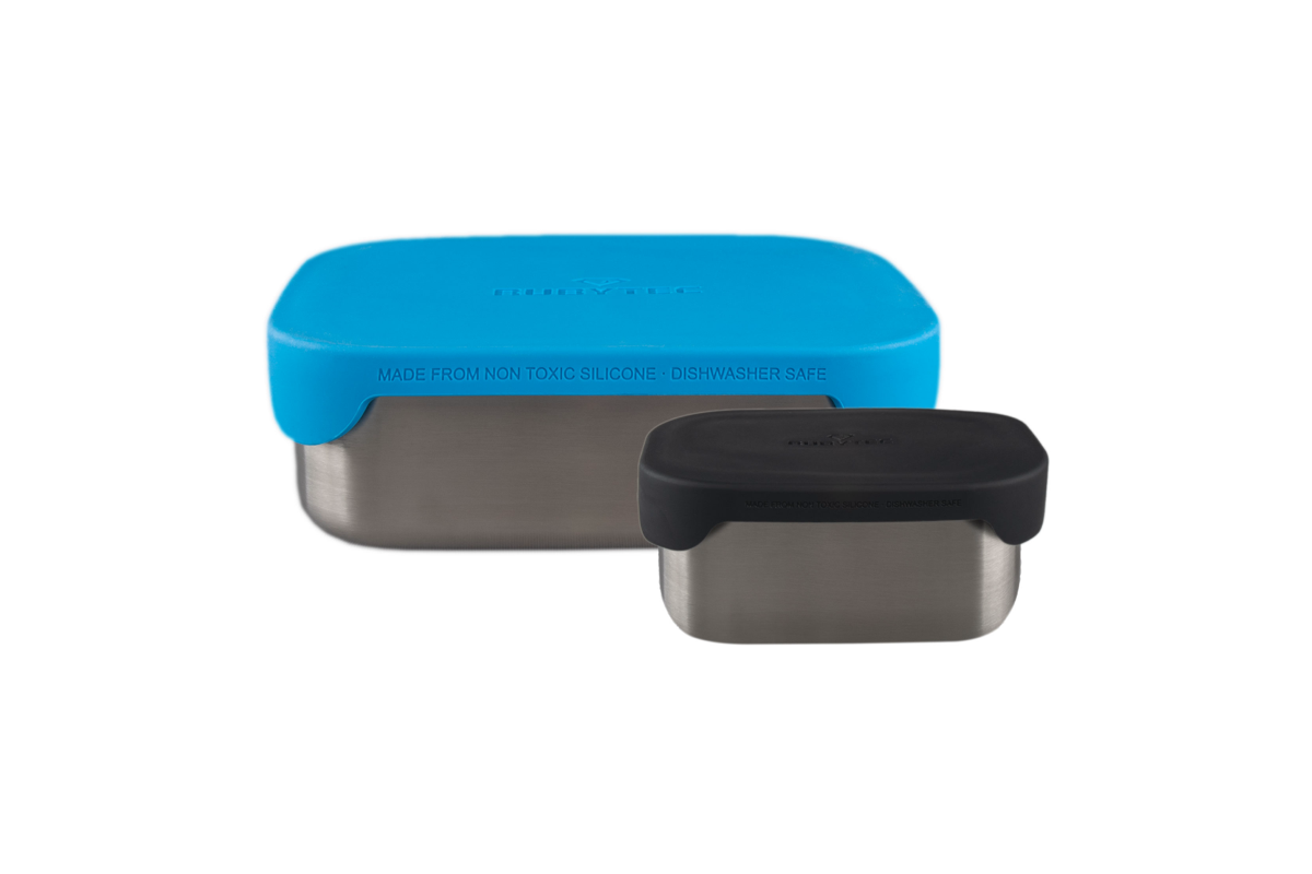 SuperHero DUO SST Lunchbox 0,8 L + Snackbox 0,3 L Blue