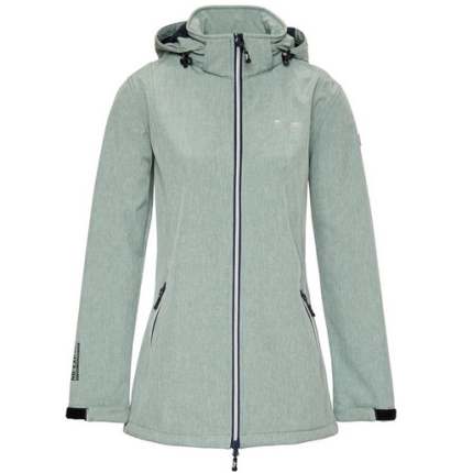 Ronda Ladies Softshell Green Melange