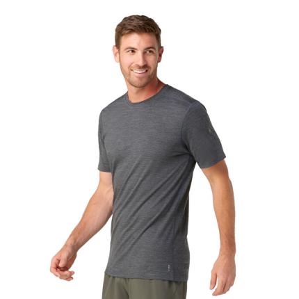 Smartwool Merino t-shirt Heren Iron Heather 